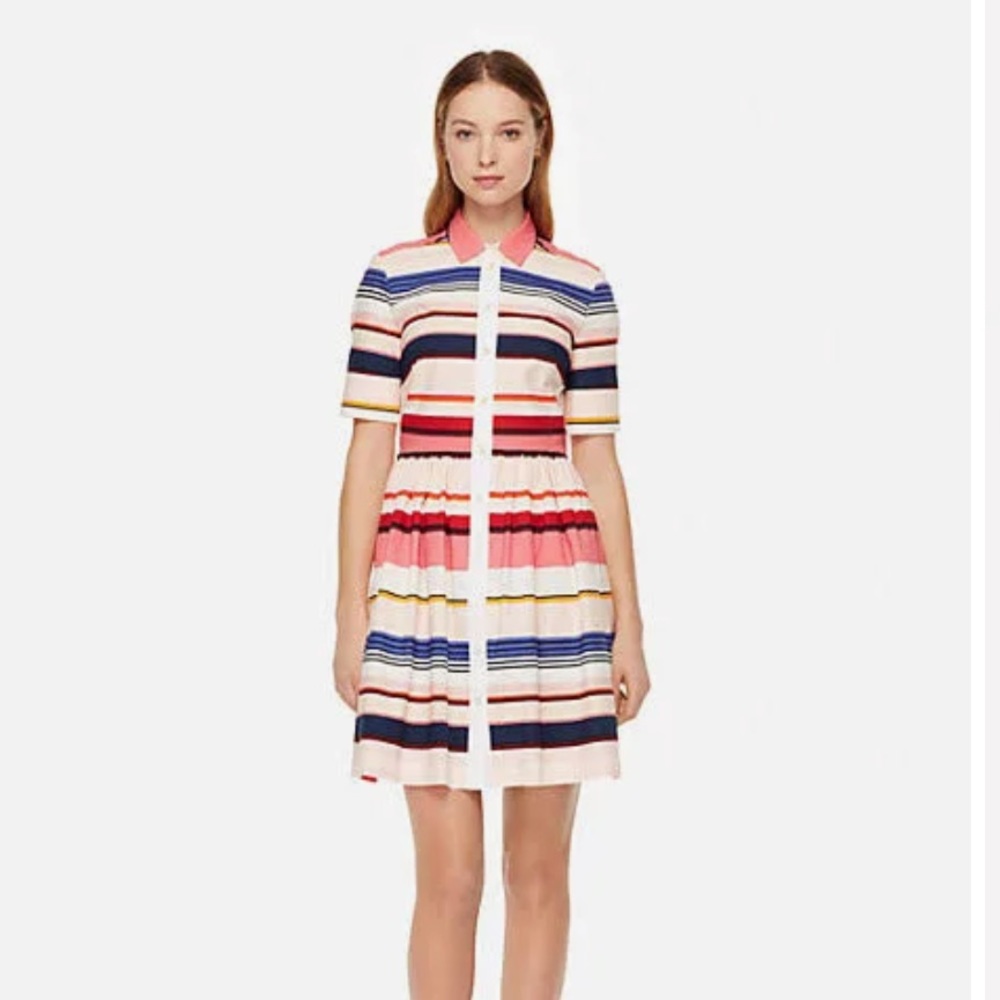 Kate Spade New York Spice Things Up Berber Stripe Shirt dress in Size 4
